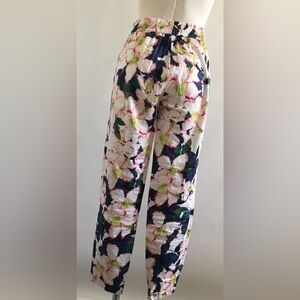 J. Crew Multicolor Floral Trousers